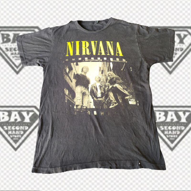 t shirt nirvana+czzy vintage second