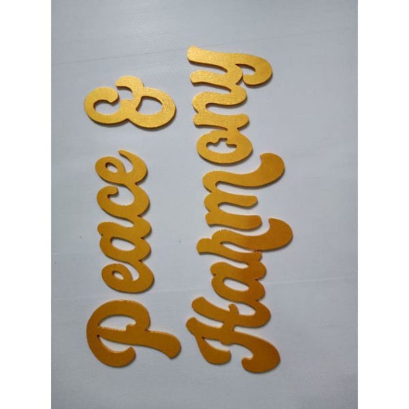 Custom tulisan kayu hiasan