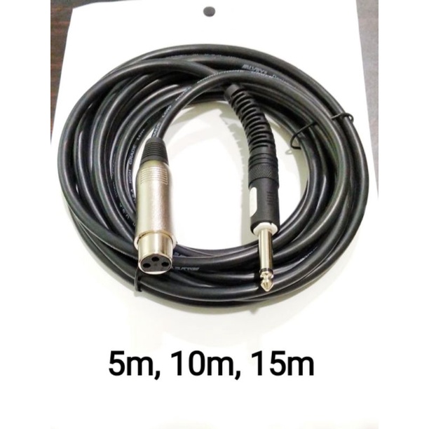 MIC KABEL UKURAN 5M 10M 15M  BEST QUALITY BISA UNTUK SEMUA MIC