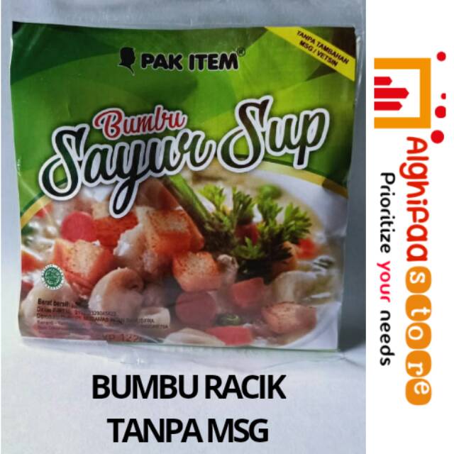 Bumbu Racik Sayur Sop Non Msg Pak Item Bumbu Sayur Sop Bumbu Racik Non Vetsin Shopee Indonesia