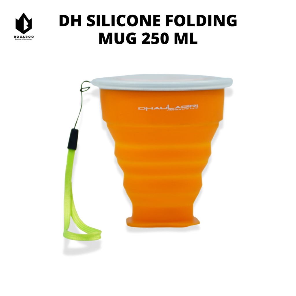 Dhaulagiri Folding Mug Sillicon 250 ml - Gelas Silicon - Gelas Lipat silicon - Silicon Mug