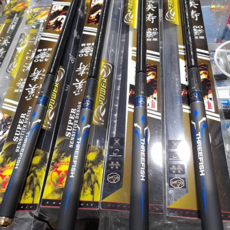 JORAN TEGEK CARBON THREEFISH XITAO 360 450 540 RINGAN KAKU