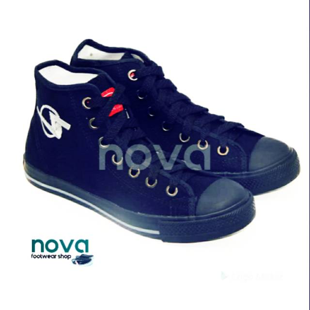 SEPATU DALLAS CAMPUS HIGH CUT (HC) BLACK BLACK