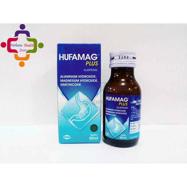 Original Hufamag Plus Syrup 60 ml / Untuk Lambung & Maag