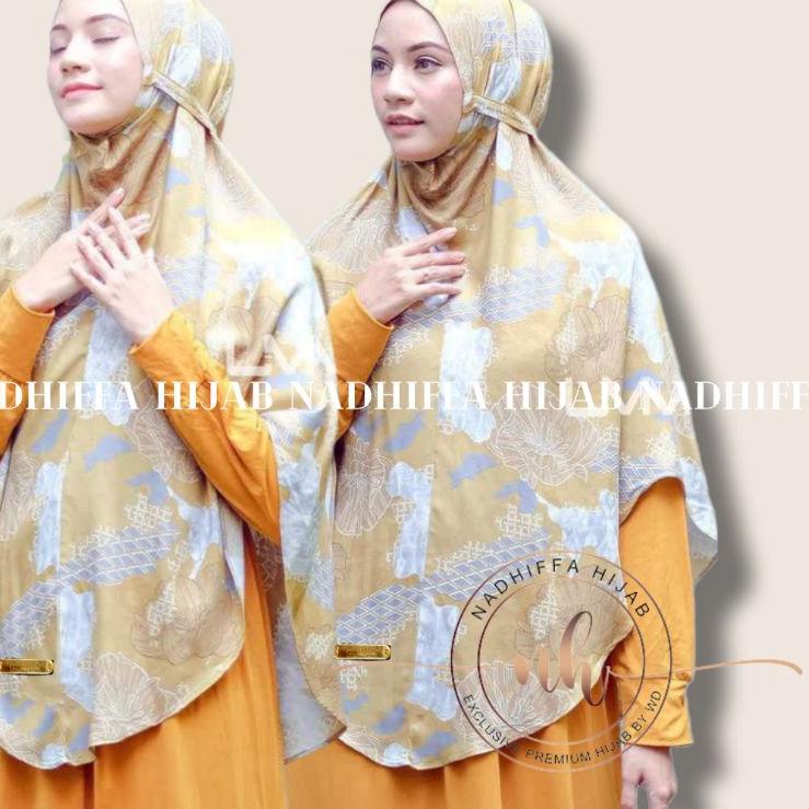 Serbuuuu.. Bergo Motif Premium Azzahra Jumbo l Bergo Printing