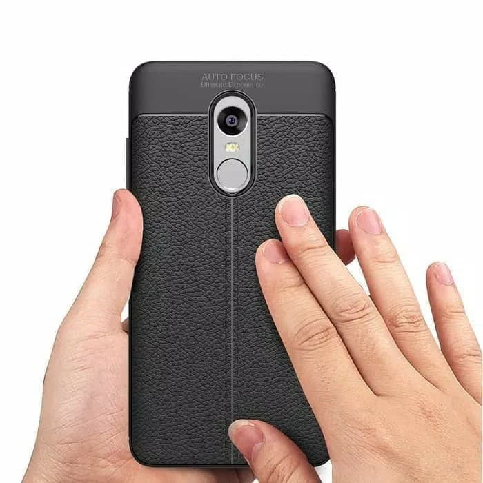 Case Softcase Leather Auto Focus For Xiaomi Redmi Note 4X Autofocus Original