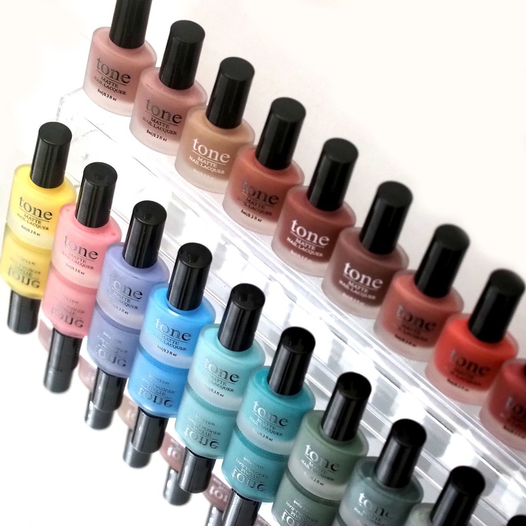 Kutek Matte TONE Chic Palette Nail Polish BPOM Seri Warna Baru All New Color Paling Lengkap