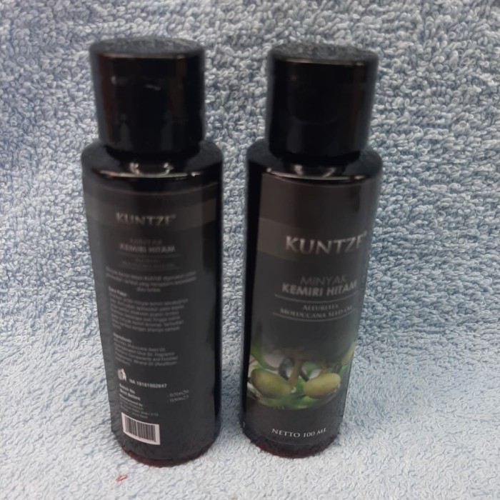 Kuntze MINYAK KEMIRI HITAM ASLI PENUMBUH RAMBUT KEMIRI BLACK ORIGINAL