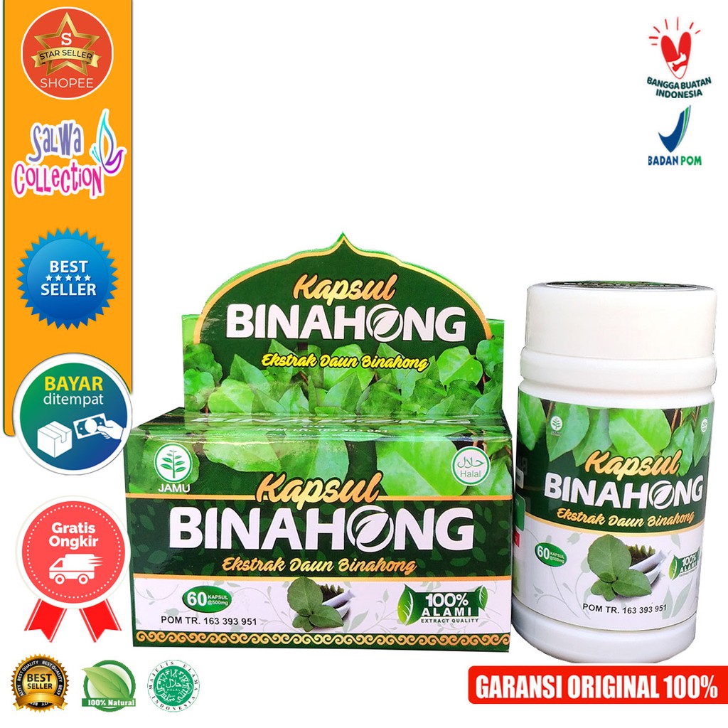 Jual Kapsul Binahong Extrack Daun Binahong Shopee Indonesia