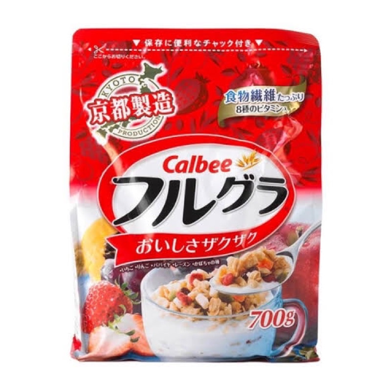 

Calbee Granola Fruit Cereal 700gr - Made in Japan