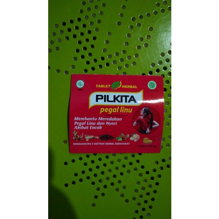 PILKITA TABLET HERBAL (Encok,Pegal Linu,Nyeri, Kebugaran)