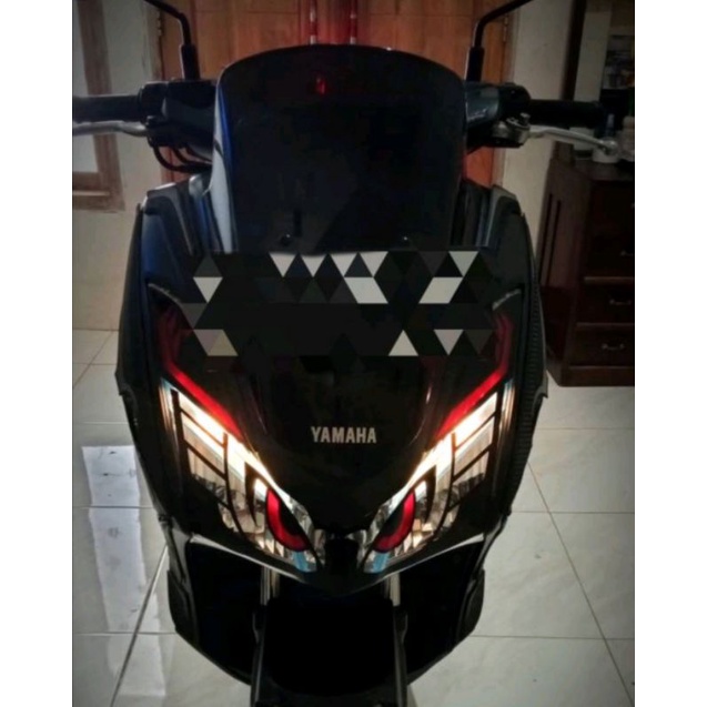 Stiker lampu depan yamaha lexi Stiker lampu lexi satu set alis Stiker elang