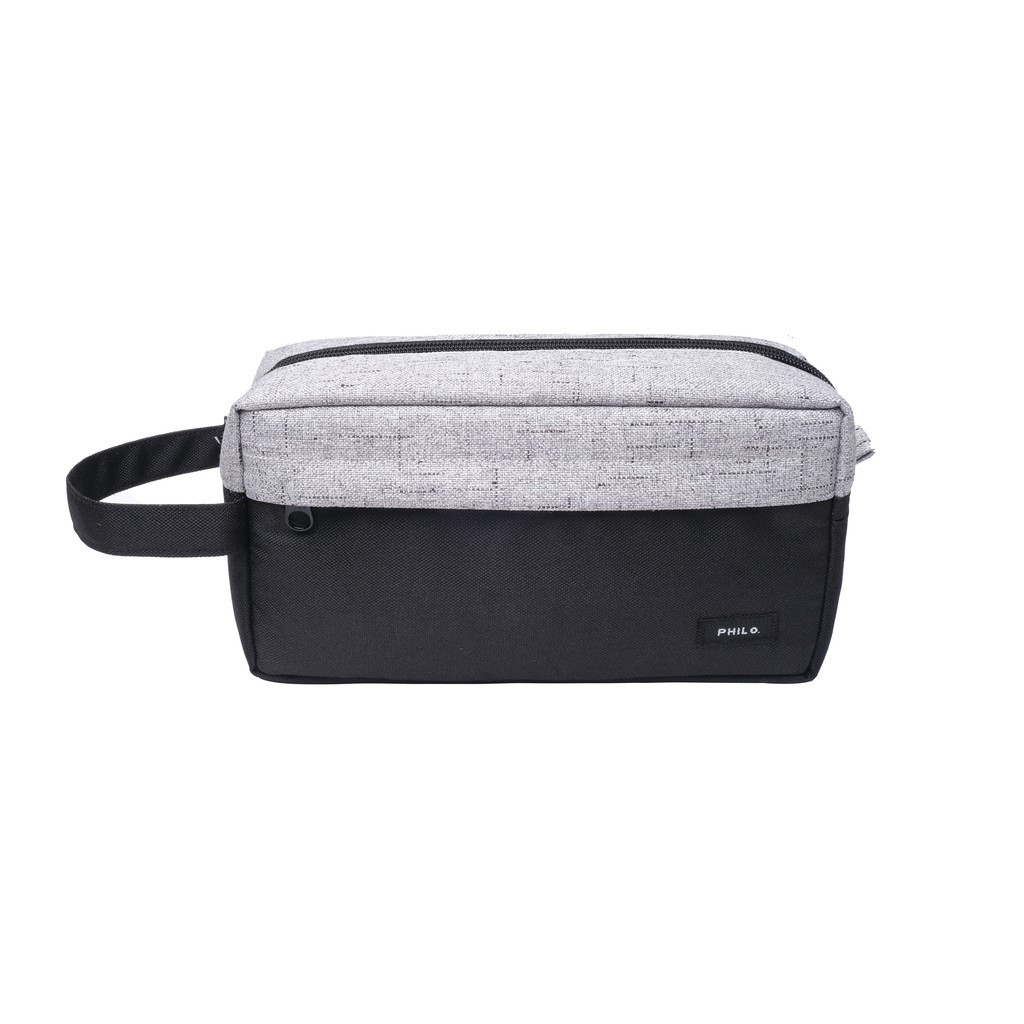 pouch hitam - travel bag hand bag clutch dopp kit tas tangan PHPC1118