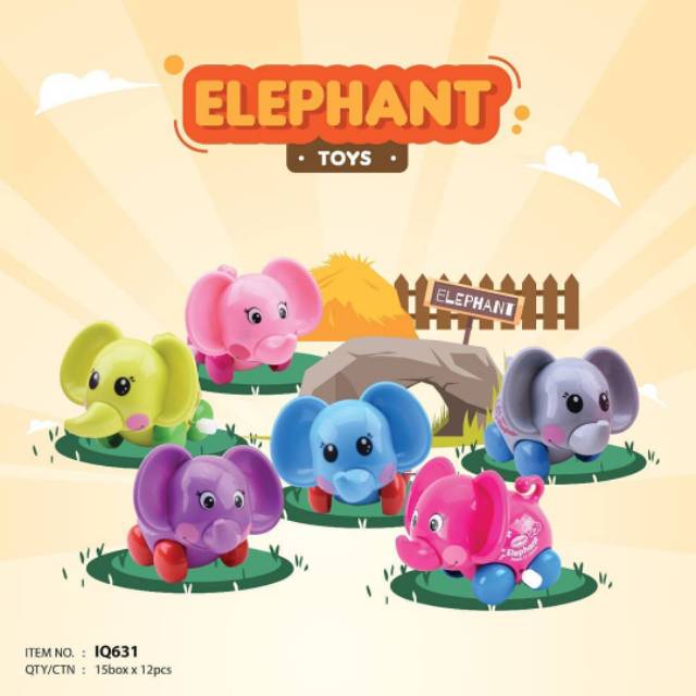 Edutoys mainan edukasi mainan anak bayi IQ ANGEL ELEPHANT TOYS - IQ631