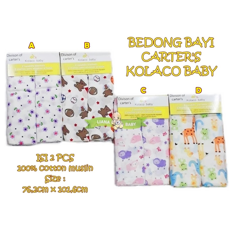 BEDONG BAYI CARTERS KOLACO BABY ISI 2 PCS