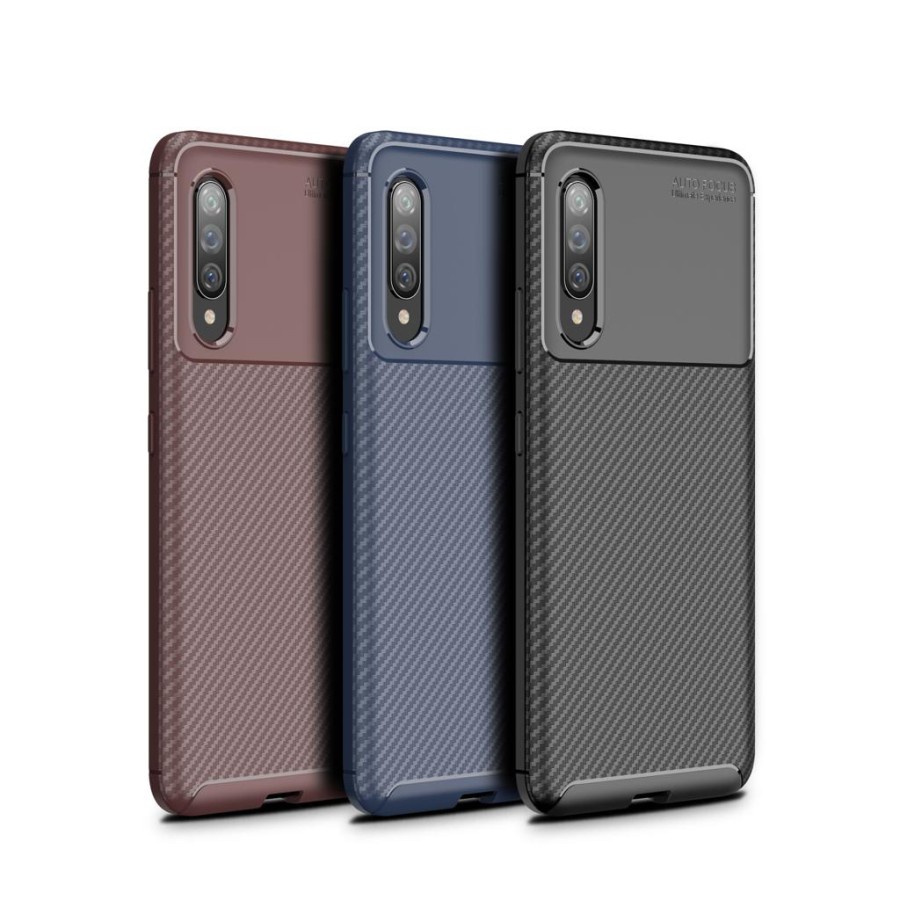 Case Samsung Galaxy A70 Softcase Samsung Galaxy A70S Shockproof Carbon Fiber Original