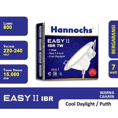 Lampu Downlight LED Hannochs Easy II IBR 7 Watt Ceiling Lamp - Putih