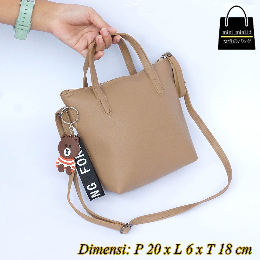 Tas jinjing wanita Minixo 2in1/Tas fashion wanita ootd/slingbag Termurah