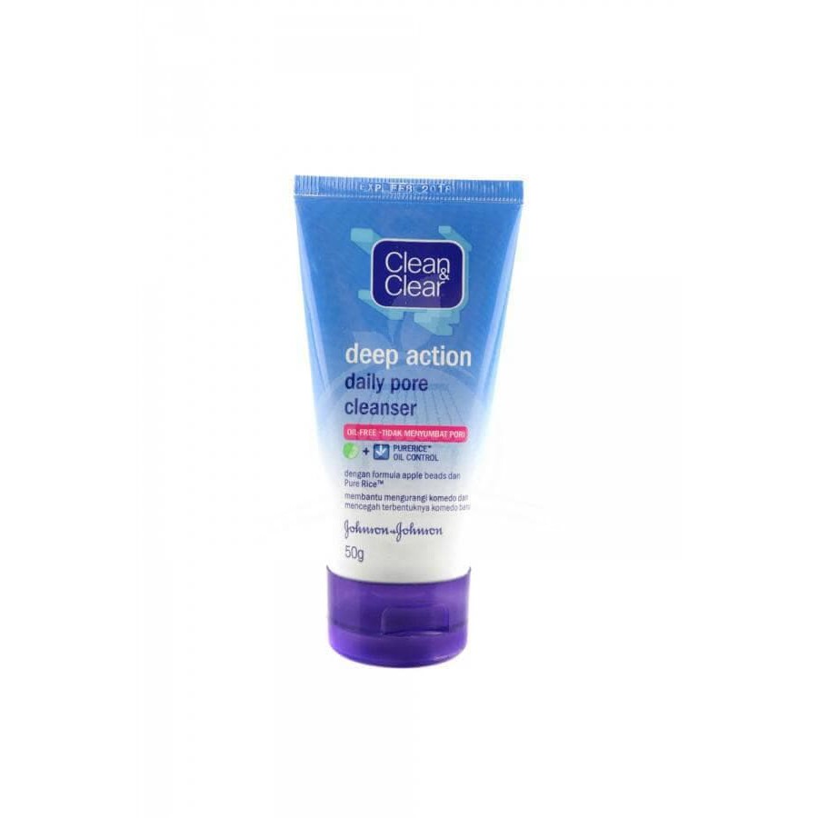 CLEAN &amp; CLEAR DEEP ACTION DAILY PORE CLEANSER - 50GR