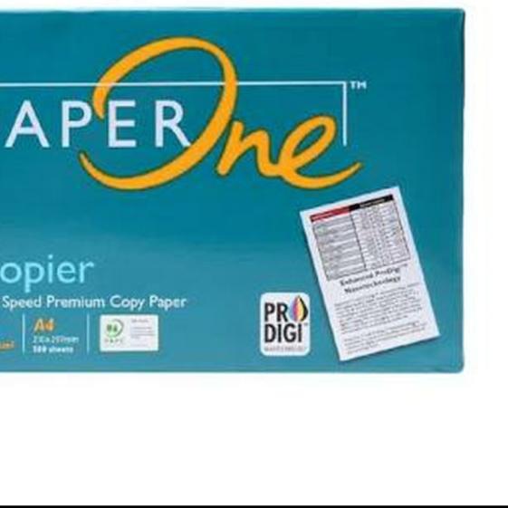 

♙ Kertas HVS A4 75gr PAPER ONE / Print Fotocopy 70gr ۝