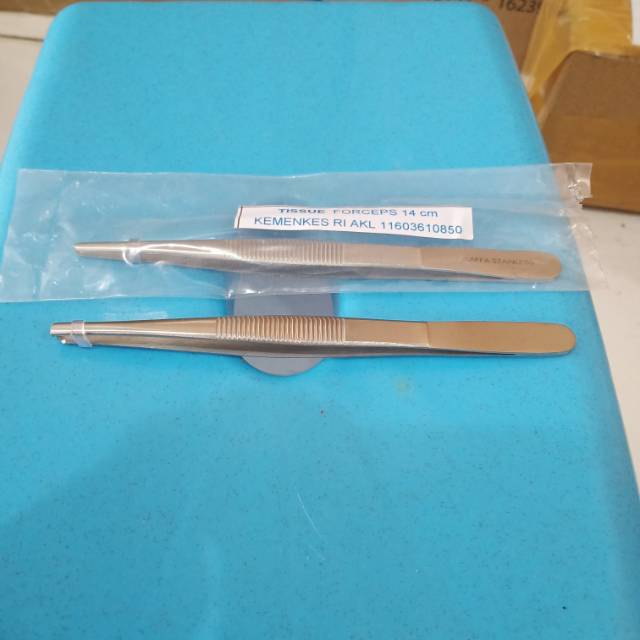 Pinset Ciriugis 14cm Tissue Forceps 14cm