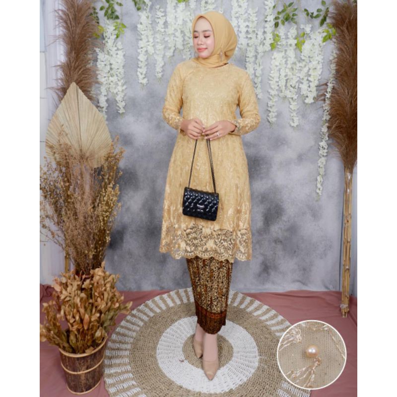 NASW✓TUNIK TILLE/KEBAYA TILLE/KEBAYA MODERN/BAJU KEBAYA/KEBAYA TUNIK/KEBAYA INDONESIA/KEBAYA-4