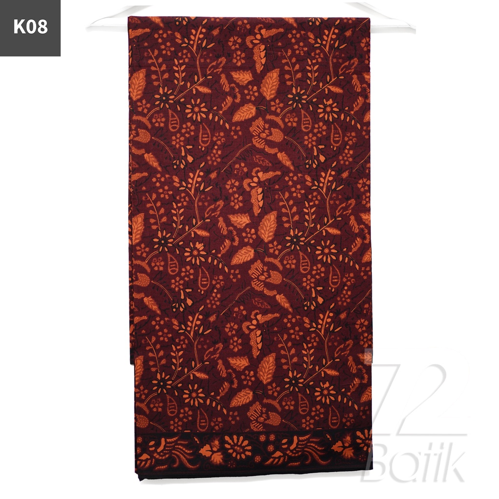 KAIN BATIK PREMIUM Bahan Katun Motif Daun Kupu Warna Cream 721327 Cap 72 Jarik Jarit Samping Kebat Panjang Batik Katun Modern Premium Bahan Seragam Batik Pernikahan Kantor Keluarga Murah Kamen Jadi Batik Bali Lembaran