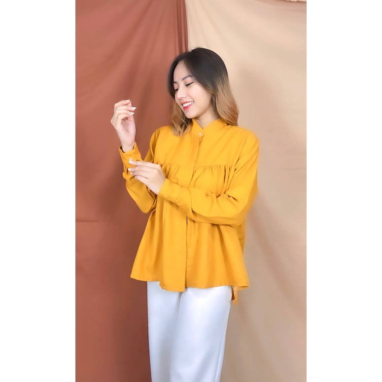 RX Fashion - Flowyy Blouse / Blouse Wanita Murah -R1