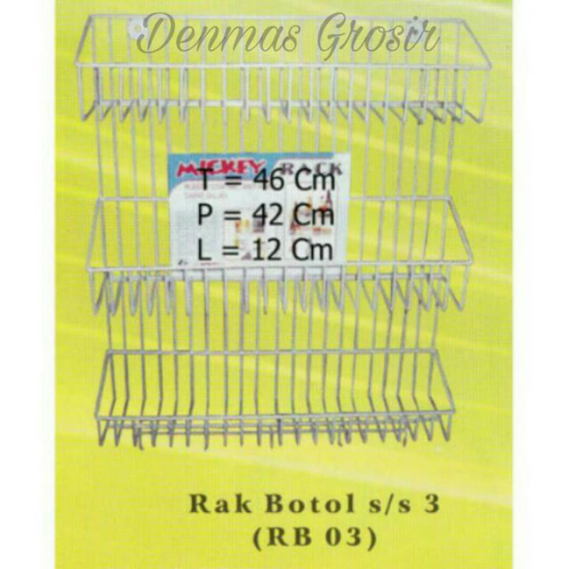 (COD)Rak botol susun 3/Rak Bumbu Jumbo/Rak Dapur Murah