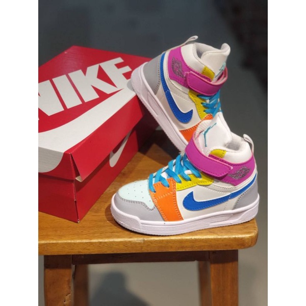 Sepatu anak balita perempuan nike jordan multicolor