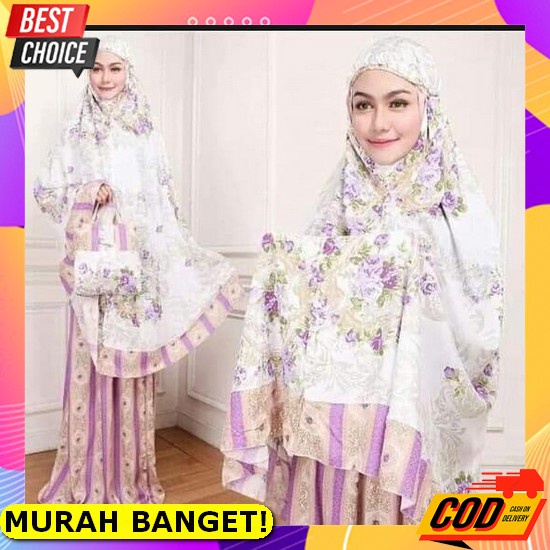 Mukena Terbaru Murah 2022 Bahan Wanita Rukuh 2021 Mukenah Mewah Kekinian Remaja Adem Dewasa Mukena B