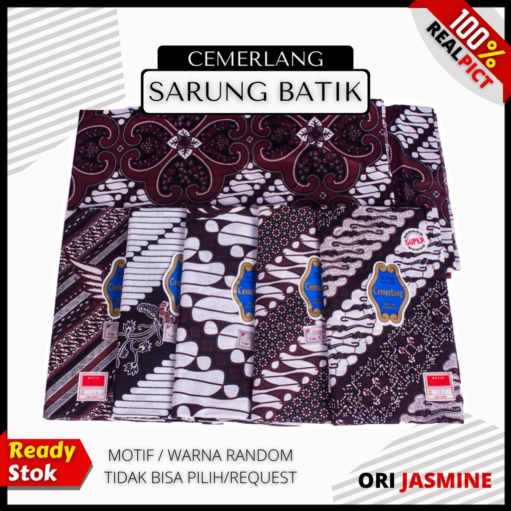 Sarung Kain Sarung Batik Wanita Melahirkan Cemerlang Cap Cent