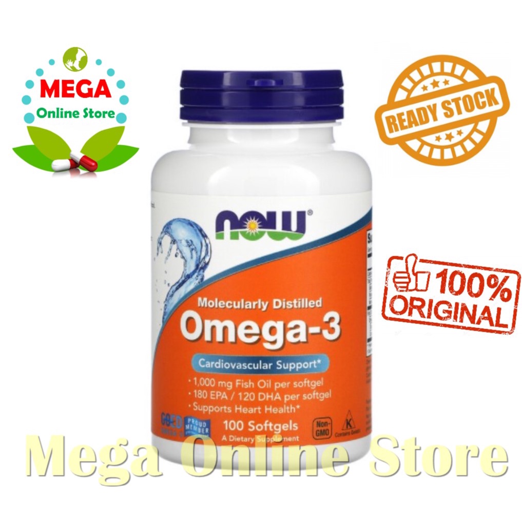 NOW Foods Omega 3 180 EPA /120 DHA