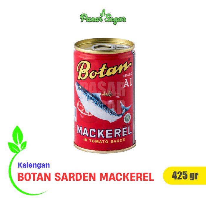 

Ikan Kaleng Sarden Botan Mackerel 425Gr