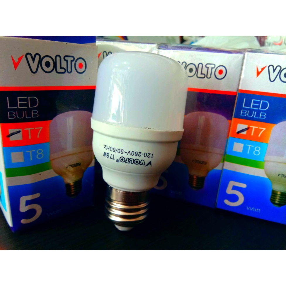 LAMPU LED T7 VOLTO 5W 3 WARNA