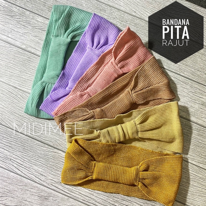 CIPUT RAJUT/INNER BANDANA PITA RAJUT PREMIUM / BANDANA PITA