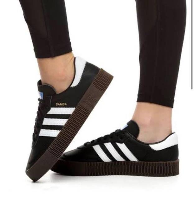 black adidas samba womens