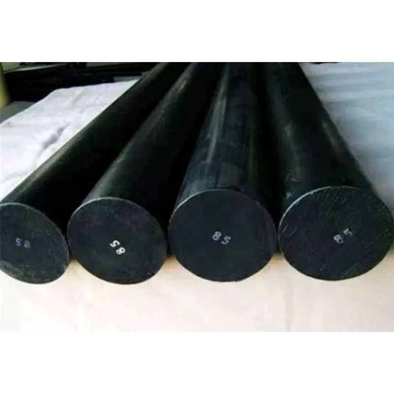 Nylon Hitam Batangan dia 70mm panjang 1meter Pe Rod Polyethylene