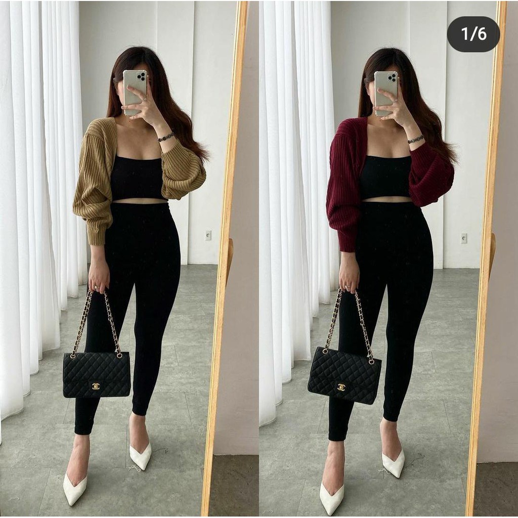 BEFAST - ZRD OOTD Wanita Sweater KEIN / LIAM CROP CARDIGAN / Cardigan Rajut / Outer Kekiniaan Remaja Wanita / Cardi Polos Trendy / Cardigan Rajut / Terlaris / Termurah