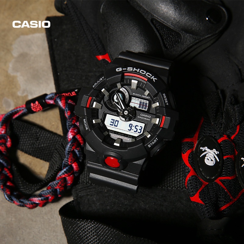 Casio Ice Tough 2.0 Terbatas Tren Olahraga Pria Tali Transparan Jam Tangan Elektronik GA-2100 GA-700 GM-5600 Jam Tangan Tahan Air