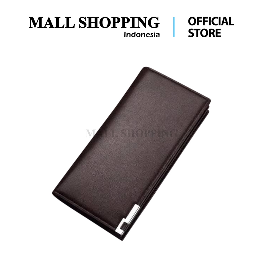 (COD) Dompet Lipat Wanita Unisex Wallet Dompet Kulit Sintetis MALL SHOPPING