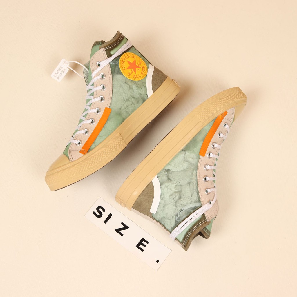 Converse CTAS 1970s X OffWhite Green