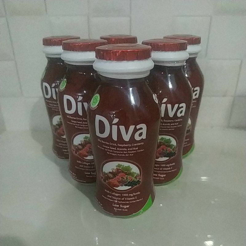 Diva beauty drink 80ml -- collagen -- kalbe