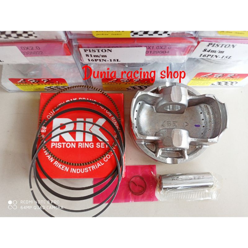 Piston LHK 77 78 79 80 81 82 83 84 85 pin 16 Original LHK racing Thailand 1set ring piston pen piston