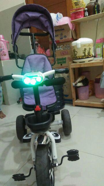  SEPEDA  STROLLER ANAK  RODA 3 TRICYCLE  KANOPI  SHINCAN BABY 