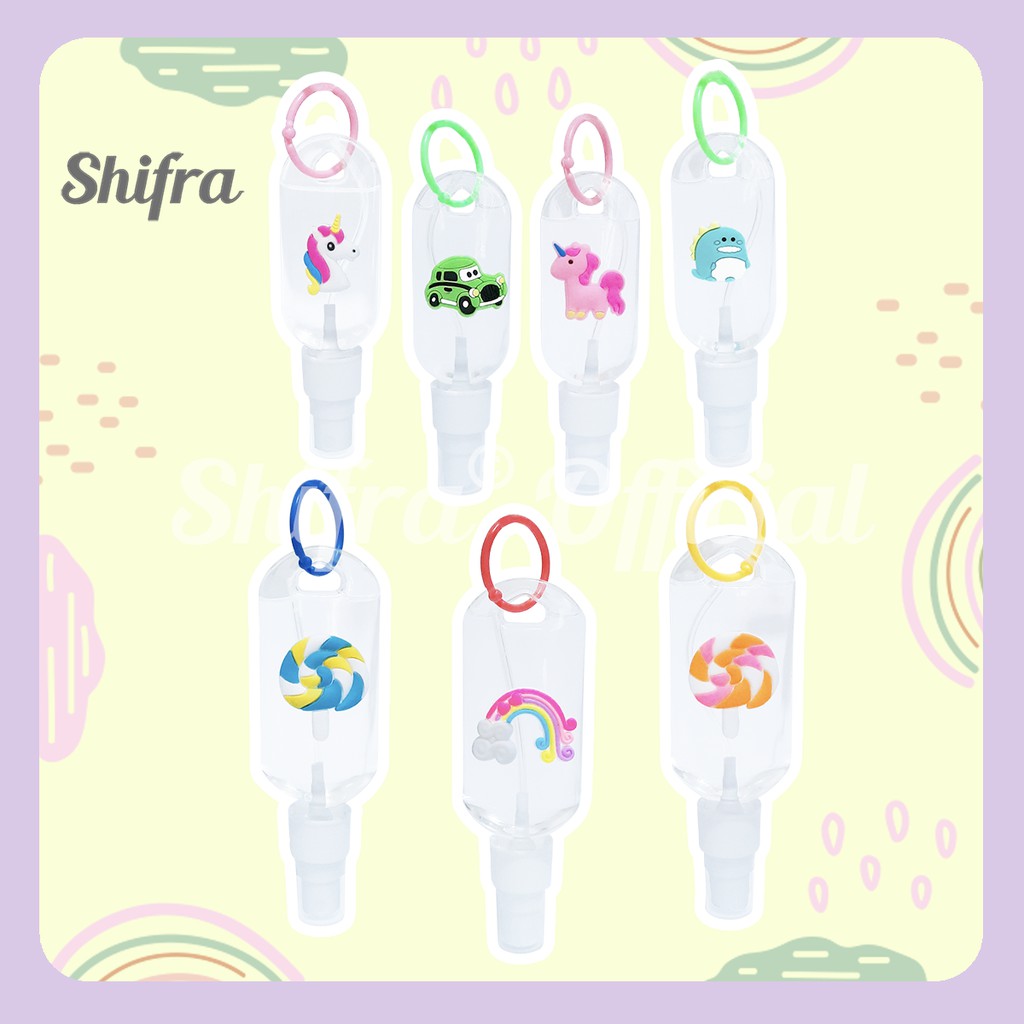 Shifra Pouch Hand Sanitizer Gantung Gambar Karakter 30 ml dan 50 ml