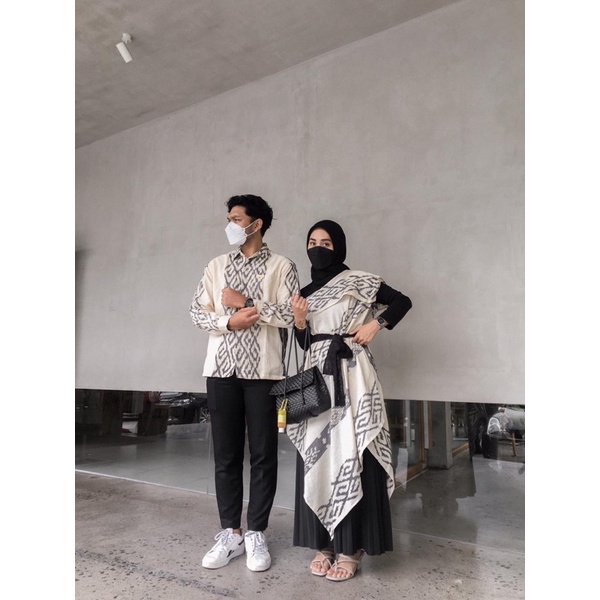 KIMONIK SIERA IVORY COUPLE FULL TENUN