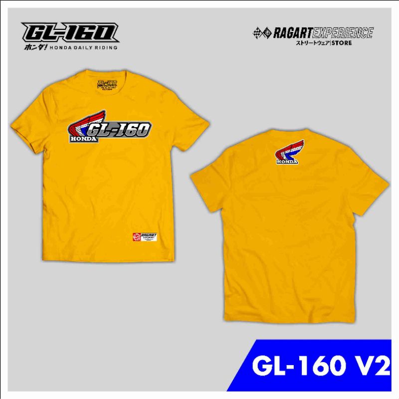 KAOS GL160 V2 KUNING MUSTARD / KAOS MEGAPRO / KAOS HEREX