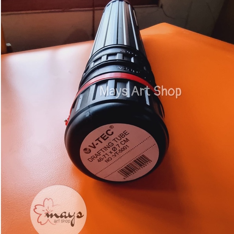 

V-Tec Tas Tabung Gambar Kertas Desain 7 CM Vtec / Anak Panah / Drafting Tube Tas Arsitek d = 7cm