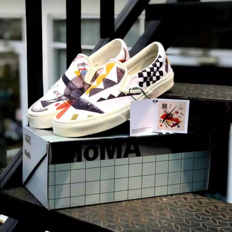 Vans X Moma Classic Slip On Vasily Kandinsky Original Bnibwt